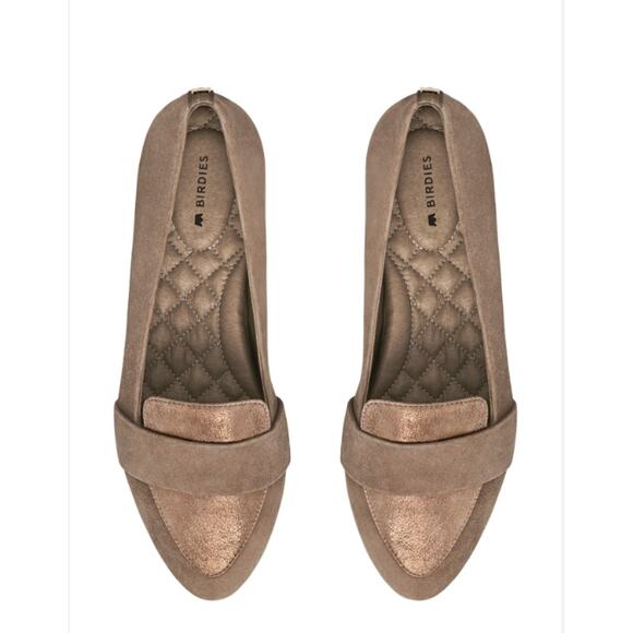 Women's Birdies The Blackbird Oak Shimmer Loafer size 6.5 Bohemian Preppy Glam - Picture 6 of 6